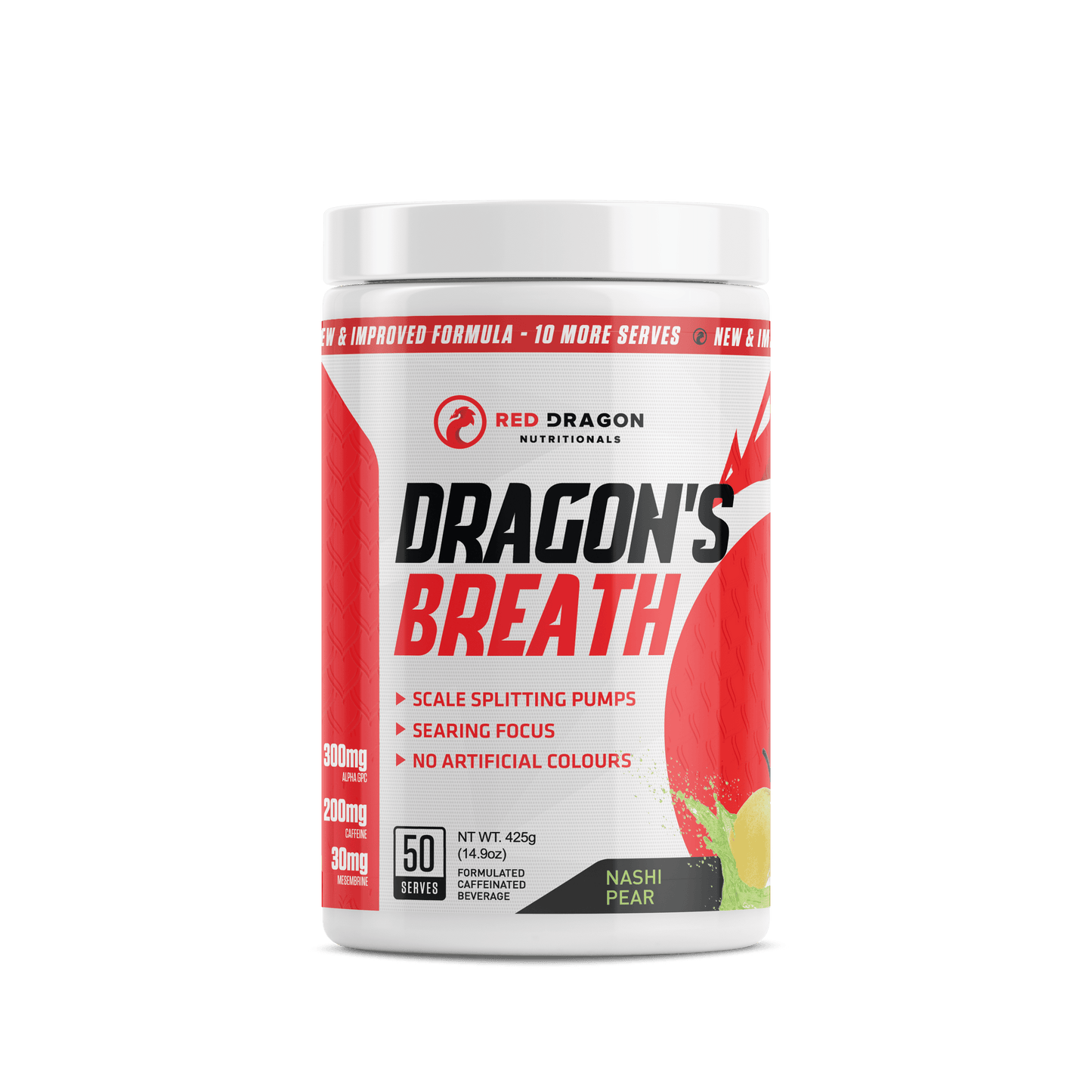 Red Dragon Dragons Breath Nashi Pear 50 Serves