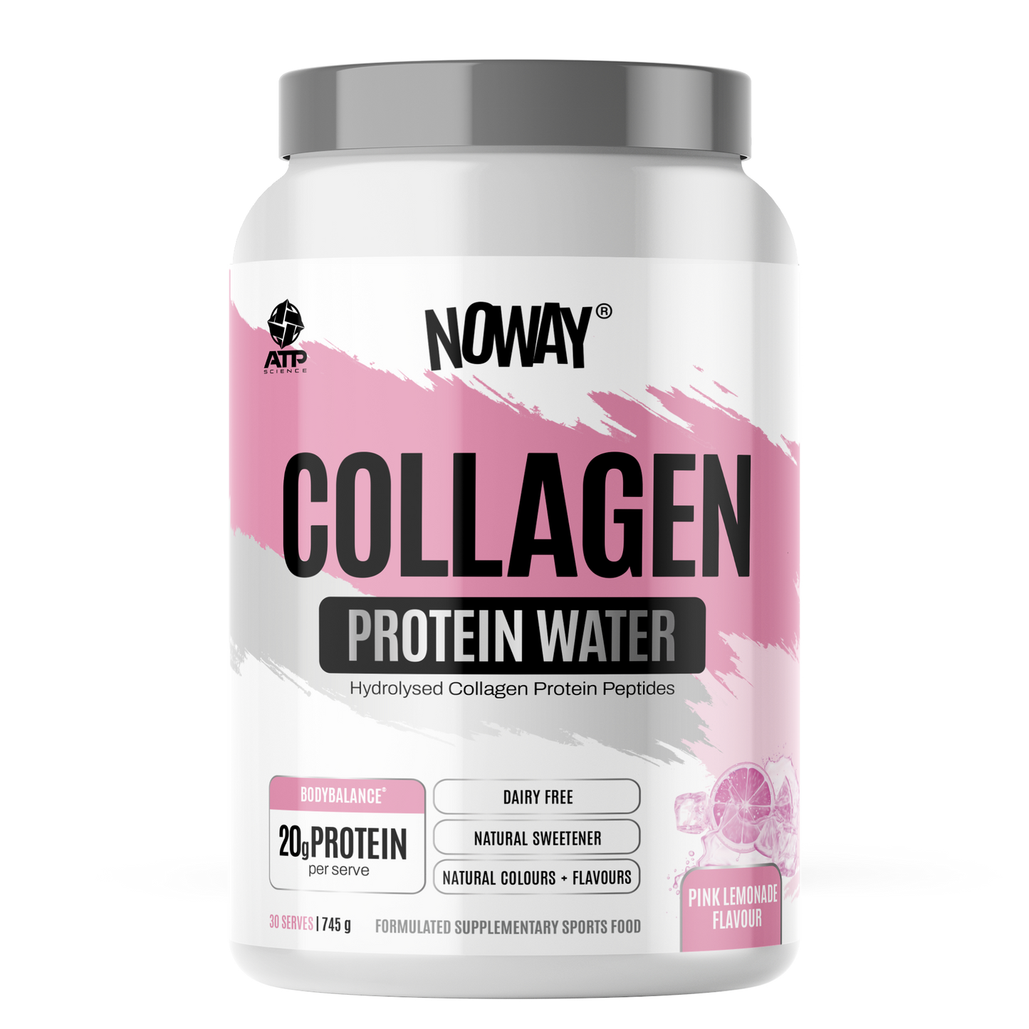 ATP Collagen Protein Water Pink Lemonade 750g